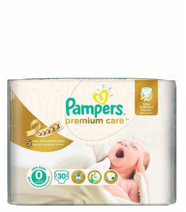 پوشک ضد حساسیت نوزادی پمپرز (سایز 0) Pampers - 1