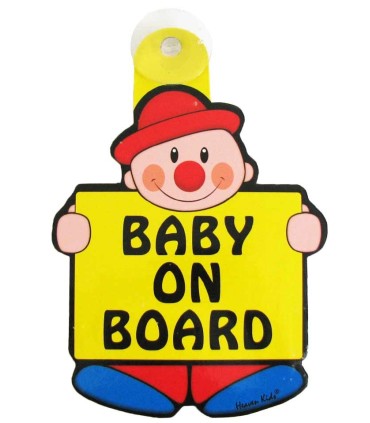 آویز هشدار کودک در ماشین Baby on board - 14