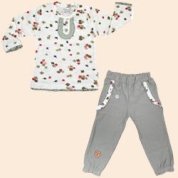 لباس نوزاد دخترانه به آوران طرح سولین